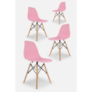 Set 4 Silla Eames Mirel